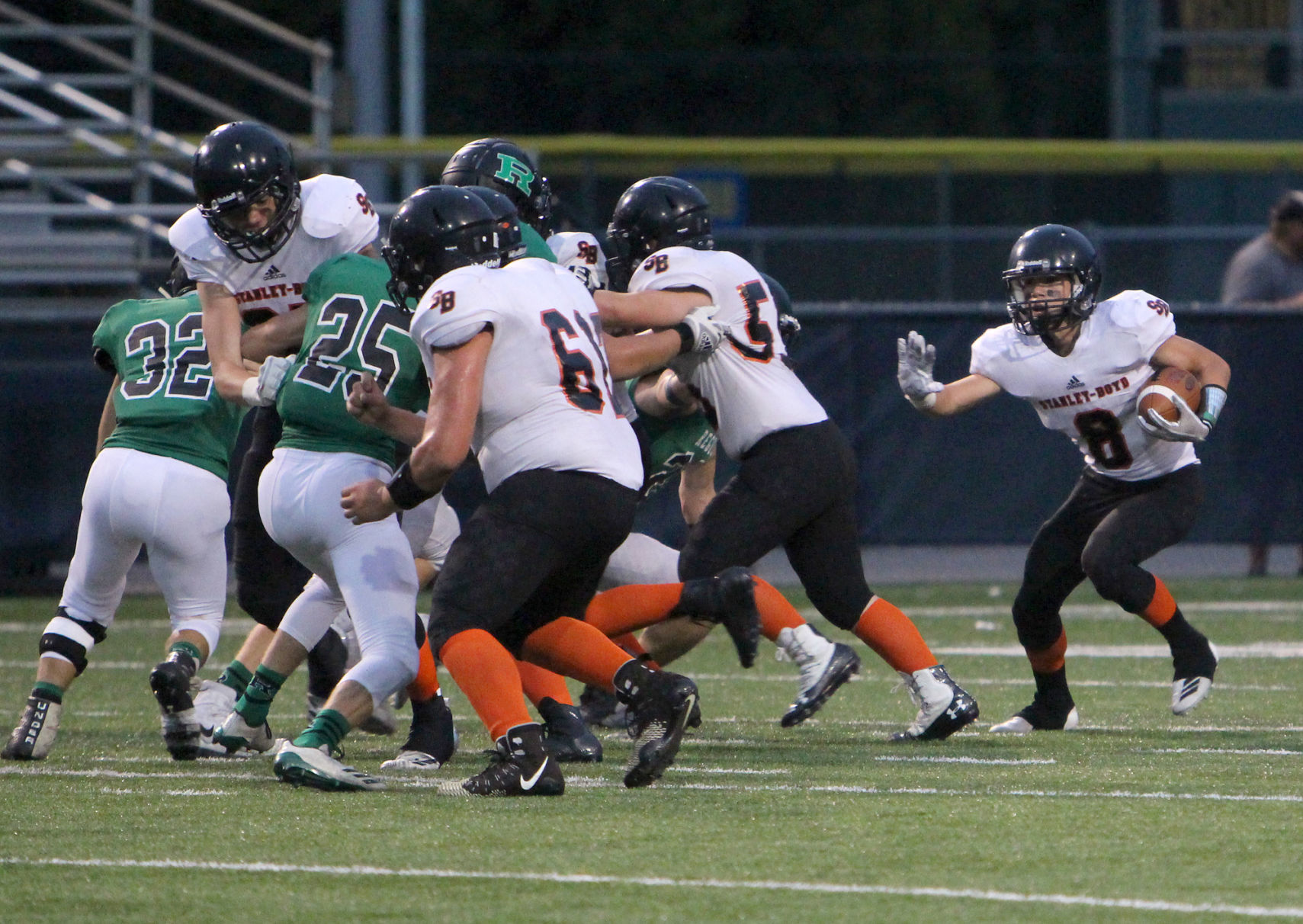Stanley-Boyd football at Eau Claire Regis 9-5-19